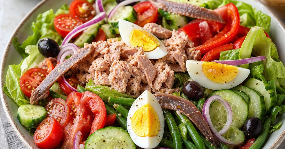 Salade niçoise familiale