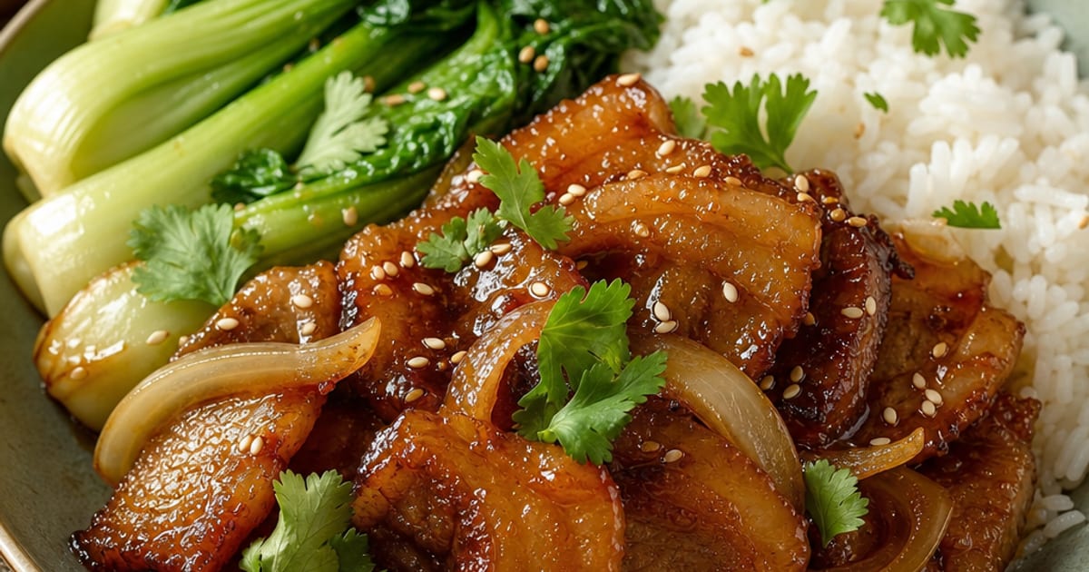 Porc au caramel