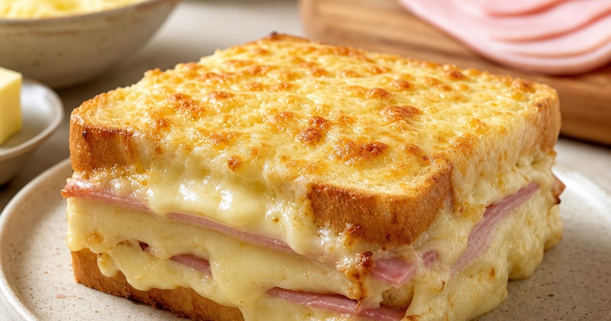 Croque-monsieur gratinés faciles