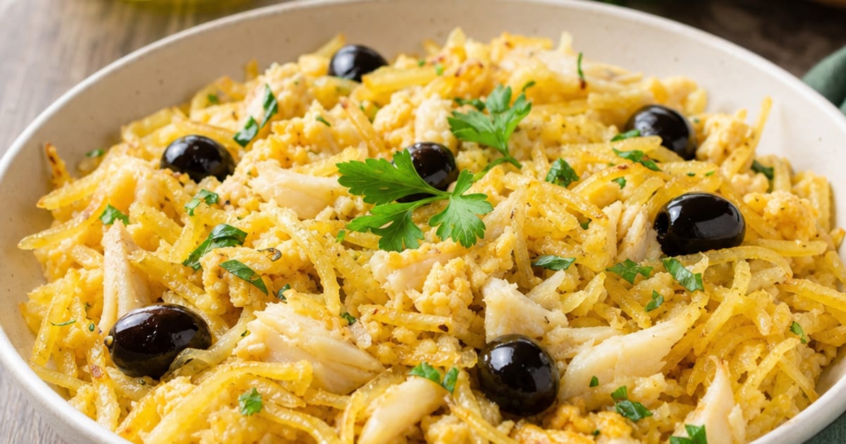 Bacalhau à Brás simplifié