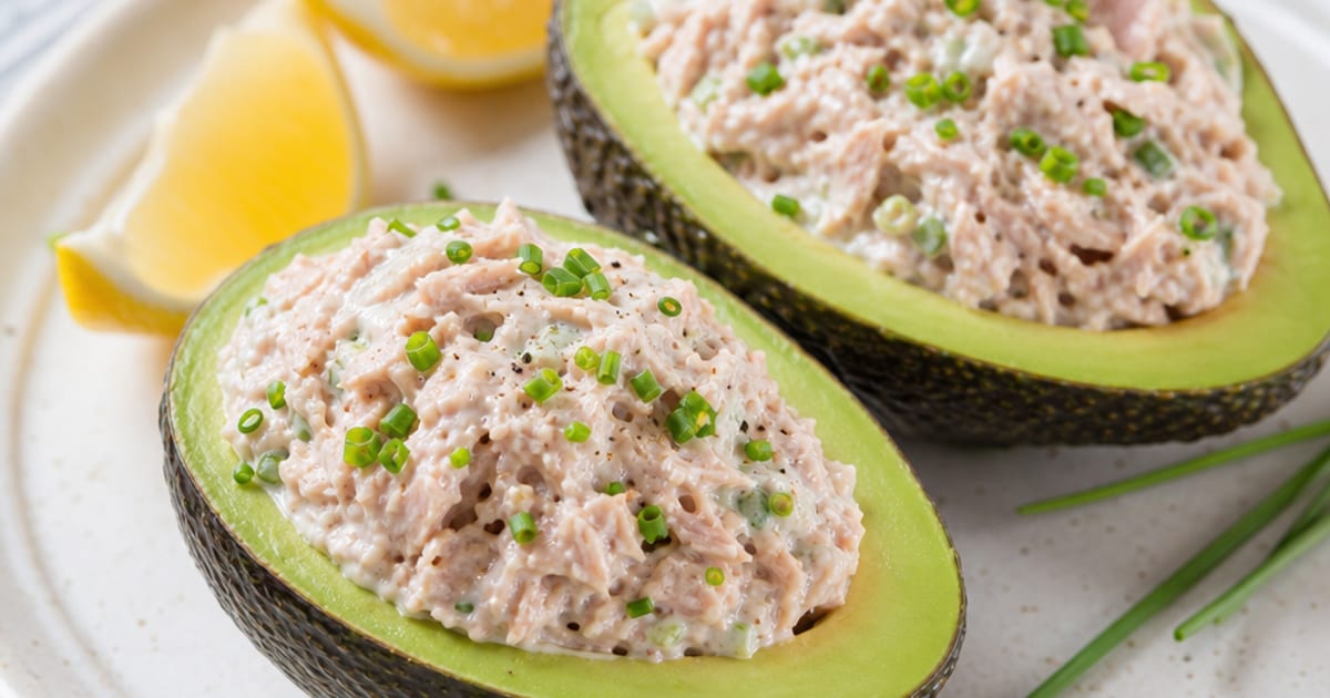 Avocats farcis thon-mayo