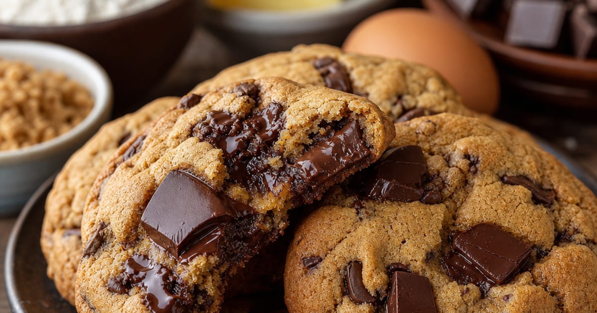 Cookies extra moelleux au chocolat noir