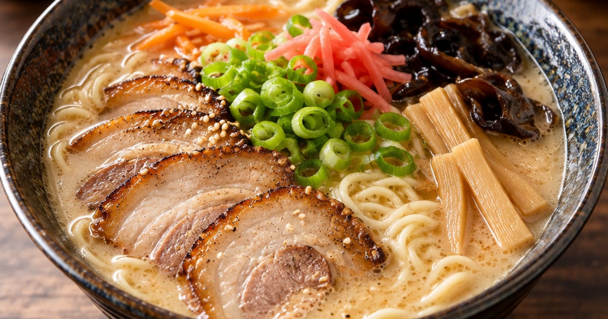 Ramen tonkotsu au porc chashu