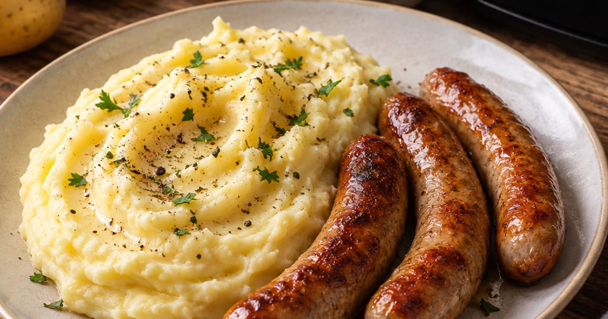 Purée saucisses